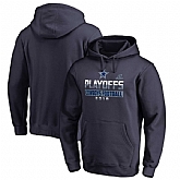 Men's Cowboys Navy 2018 NFL Playoffs Cowboys Football Pullover Hoodie,baseball caps,new era cap wholesale,wholesale hats